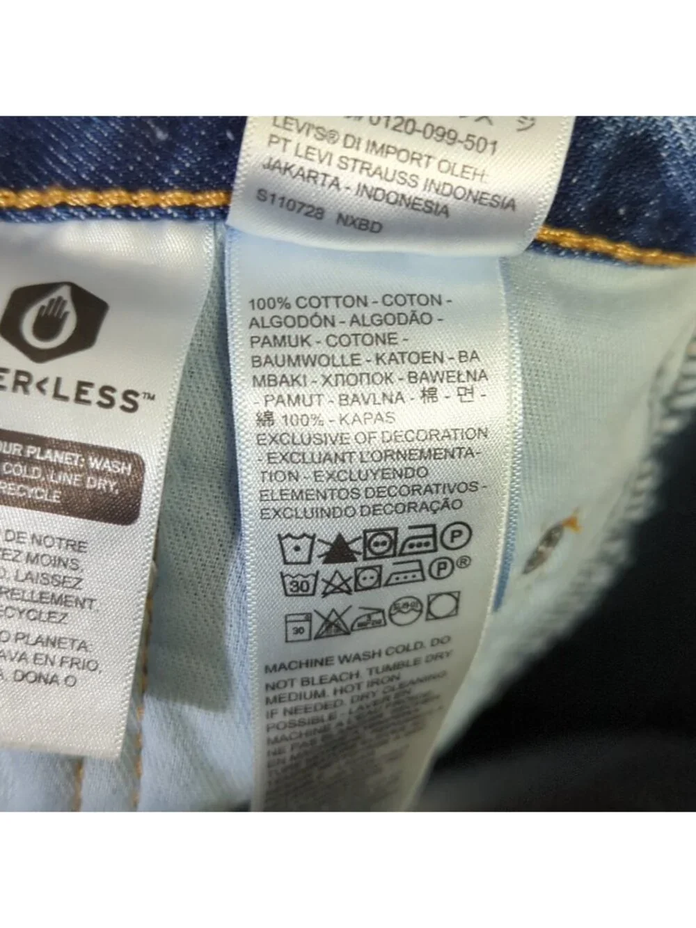 Levi's Jeans Men's 29x32 Fits 29x30 Blue 550 '92 Relaxed Taper Fit Denim